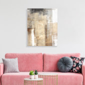 Toile 'Man Style' Beige et Brown Art Abstrait (Insitu(Salon))