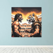 TOILE MAN V BEAST (Insitu (Plancher de Bois))