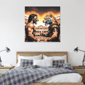 TOILE MAN V BEAST (Insitu(Chambre))