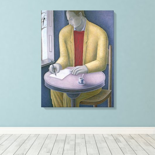 Toile Man Writing 2004 (Insitu (Plancher de Bois))