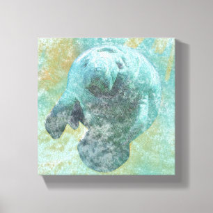 Toile Manatee Coastal Living Peinture