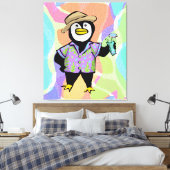 Toile Manchot à chemise hawaïenne (Insitu(Chambre))