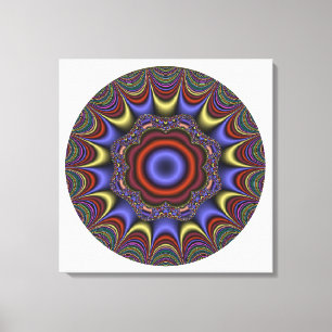 Toile Mandala Abstrait