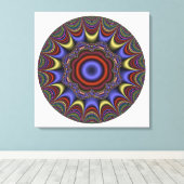 Toile Mandala Abstrait (Insitu (Plancher de Bois))