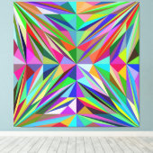 Toile Mandala Abstrait (Insitu (Plancher de Bois))