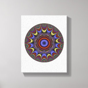 Toile Mandala Abstrait