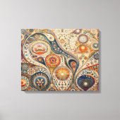 Toile Mandala Abstrait Wall Art (Recto)