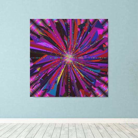 Toile Mandala Art  (Insitu (Plancher de Bois))