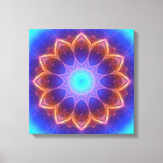 Toile Mandala cool brillant (Recto)