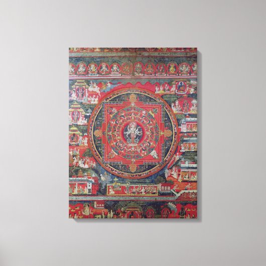 Toile Mandala de Amoghapasa (Recto)