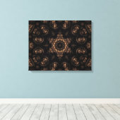 Toile Mandala de l'âge de bronze (Insitu (Plancher de Bois))