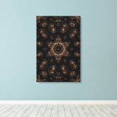 Toile Mandala de l'âge de bronze (Insitu (Plancher de Bois))