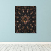 Toile Mandala de l'âge de bronze (Insitu (Plancher de Bois))