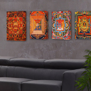 Toile Mandala de Vajradhatu Thangka