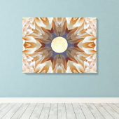 Toile Mandala Fleur de lune (Insitu (Plancher de Bois))