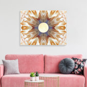 Toile Mandala Fleur de lune (Insitu(Salon))