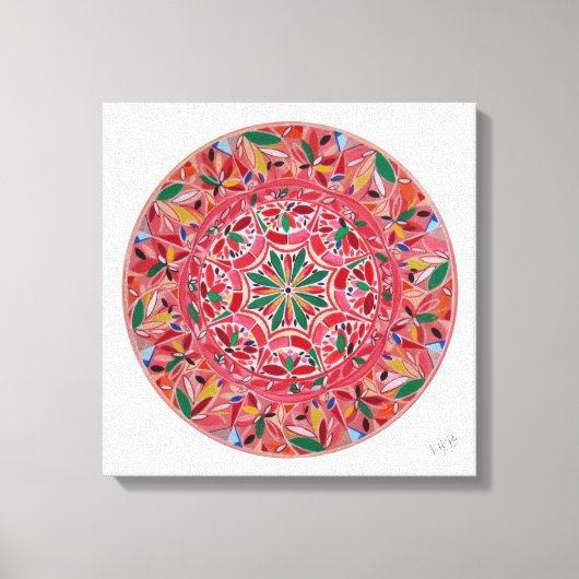 Toile Mandala Harmonia Radiante (Recto)