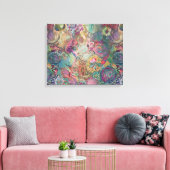 Toile Mandala Imaginaire Wall Art (Insitu(Salon))