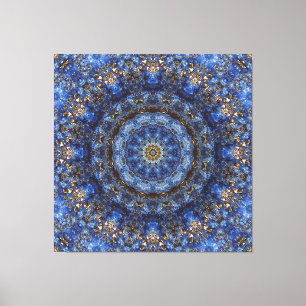 Toile Mandala "Lapis Lazuli Laminate"
