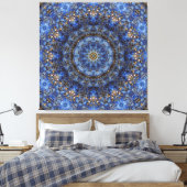 Toile Mandala "Lapis Lazuli Laminate" (Insitu(Chambre))