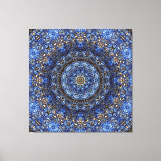 Toile Mandala "Lapis Lazuli Laminate" (Recto)