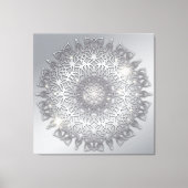 Toile Mandala métallique brillant brillant (Recto)