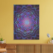 Toile Mandala Mystic Bloom (Insitu(Salon))