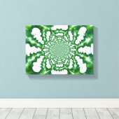 Toile Mandala Orchidée blanche (Insitu (Plancher de Bois))