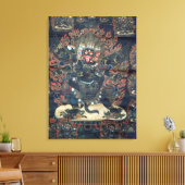 Toile Mandala (parchemin peint) (Insitu(Salon))