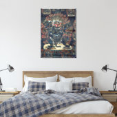 Toile Mandala (parchemin peint) (Insitu(Chambre))
