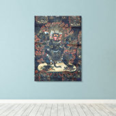 Toile Mandala (parchemin peint) (Insitu (Plancher de Bois))