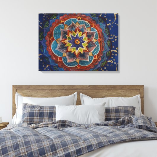 Toile Mandala Peinture Canvas Imprimer (Insitu(Chambre))