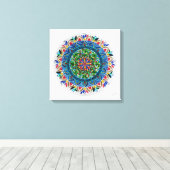 Toile Mandala Prisma (Insitu (Plancher de Bois))