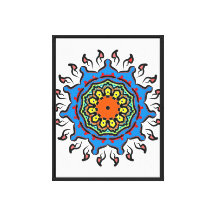 Mandala Radial Élégant
