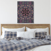 Toile Mandala Rosette Floral Twin Retro Boho (Insitu(Chambre))