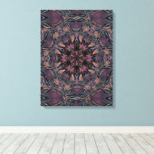 Toile Mandala Rosette Floral Twin Retro Boho (Insitu (Plancher de Bois))