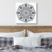 Toile Mandala Round Orament 6 (Insitu(Chambre))