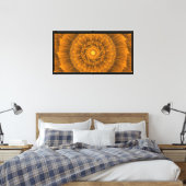 Toile Mandala Spirale Dorée (Insitu(Chambre))