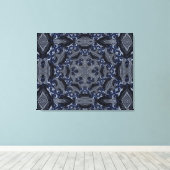 Toile Mandala Star Retro Hippie Trippy Boho Chic (Insitu (Plancher de Bois))