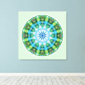 Toile Mandalas from the Heart of Transformation, no 6 (Insitu (Plancher de Bois))