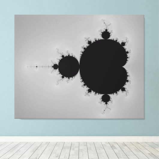 Toile Mandelbrot Set Fractal Shape (Insitu (Plancher de Bois))