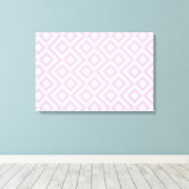 Toile Mander rose et blanc (Insitu (Plancher de Bois))