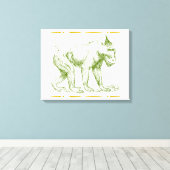 Toile Mandrill Monkey (Insitu (Plancher de Bois))