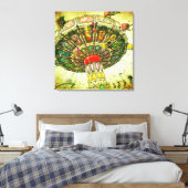 Toile Manège de carnaval vert photo vintage stylée (Insitu(Chambre))