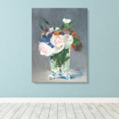 Toile Manet | Flowers dans un vase crystal, c.1882 (Insitu (Plancher de Bois))