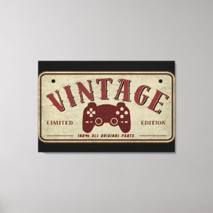 Toile Manette Vintage Édition Limitée Pièces d'Origine