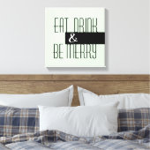 Toile manger boire être joyeux cuisine moderne chic art (Insitu(Chambre))