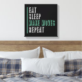 Toile Manger Le Sommeil Faire Répéter Les Déplacements - (Insitu(Chambre))