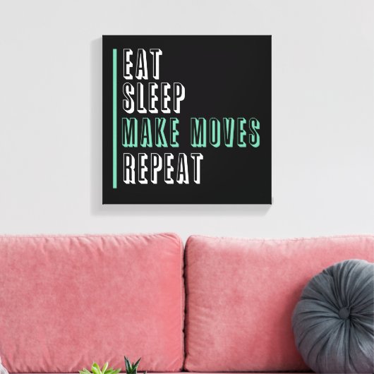 Toile Manger Le Sommeil Faire Répéter Les Déplacements - (Insitu(Salon))