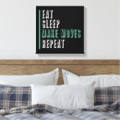 Toile Manger Le Sommeil Faire Répéter Les Déplacements - (Insitu(Chambre))